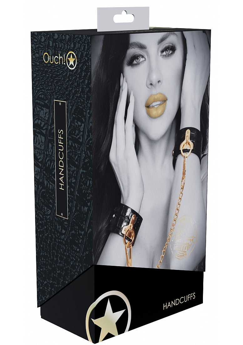 Ouch! Rome Collection - Handcuffs-OU1007BLK