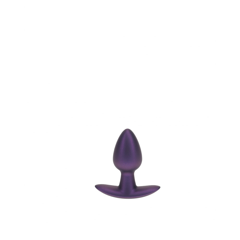 OUCH! Anal Plug - Small - Metallic Purple - Metallic Purple 6.5 cm Small Butt Plug-OU1017MPU