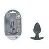 OUCH! Anal Plug - Medium - Gun Metal - Gun Metal Grey 7.9 cm Medium Butt Plug-OU1018GUN