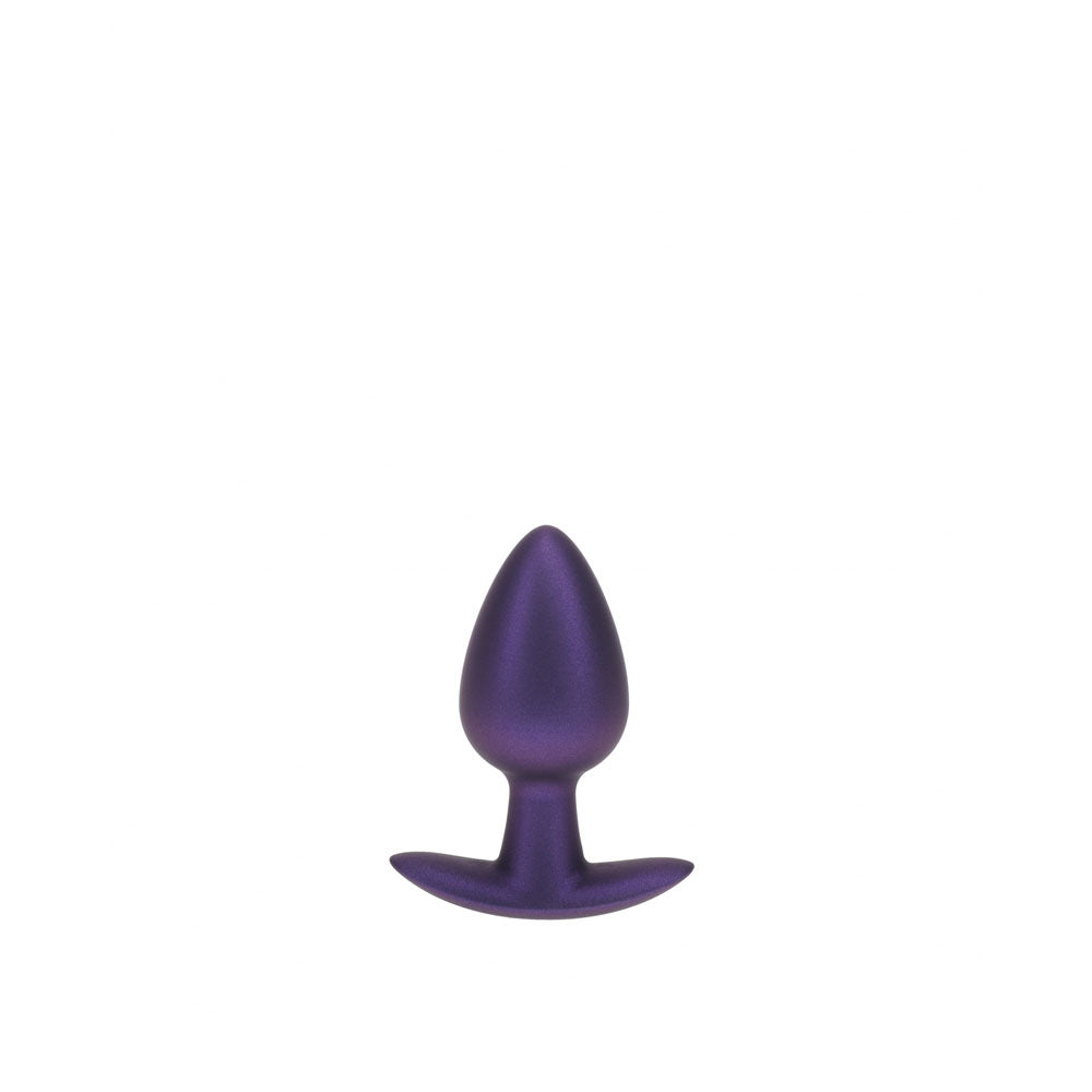 OUCH! Anal Plug - Medium - Metallic Purple - Metallic Purple 7.9 cm Medium Butt Plug-OU1018MPU