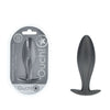 OUCH! Oval Anal Plug - Gun Metal - Gun Metal Grey 11.7 cm Butt Plug-OU1021GUN