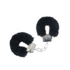 OUCH! Classic Fluffy Cuffs - Black - Black Fluffy Restraints-OU1047BLK