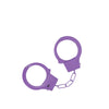 OUCH! Classic Metal Cuffs - Purple - Purple Restraints-OU1048PUR