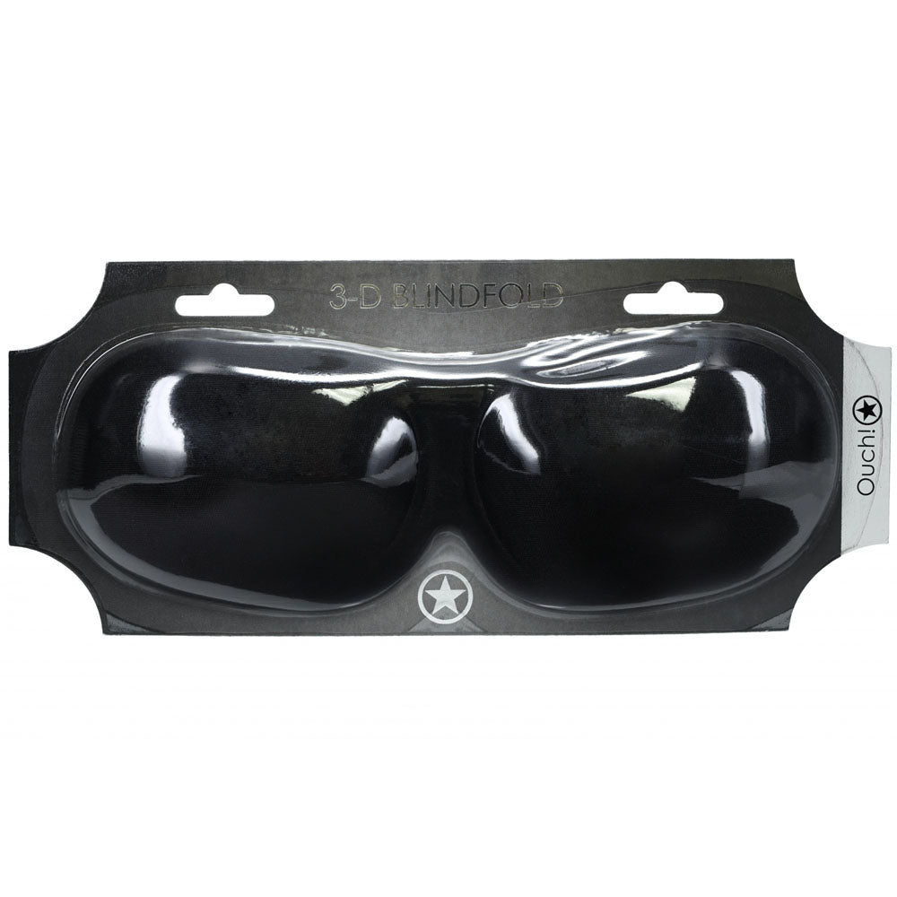 OUCH! 3D Mask - Black - Black Eye Mask - OU1061BLK
