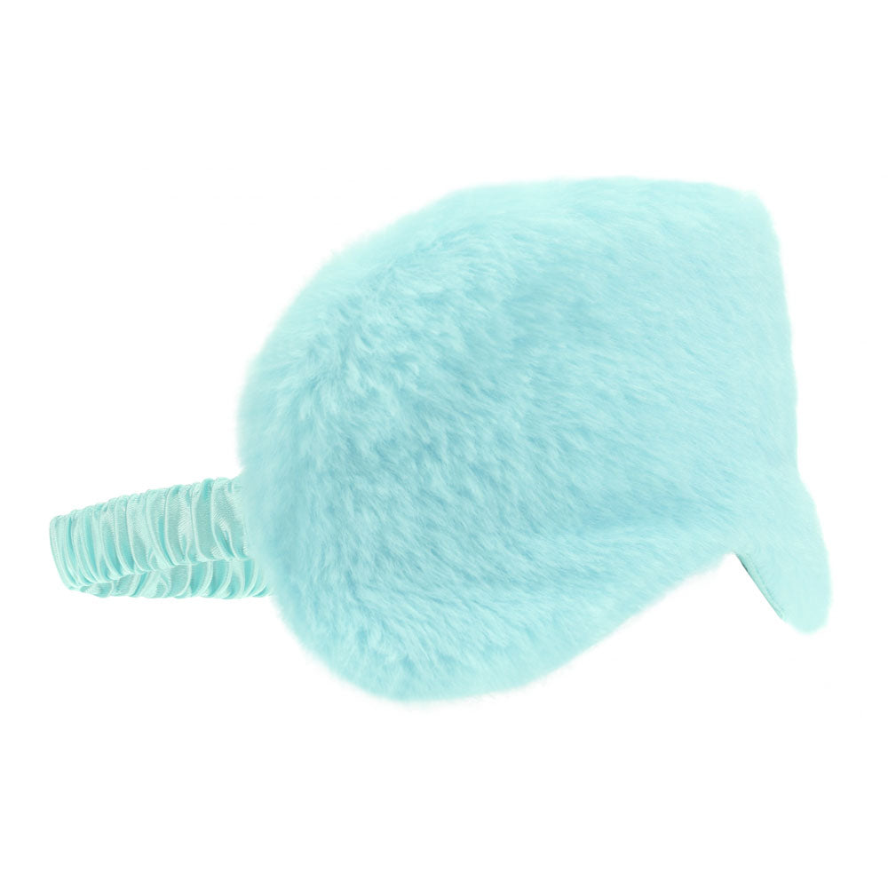 OUCH! Fluffy Mask - Powder Blue - Powder Blue Fluffy Eye Mask - OU1062PBLU