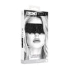 OUCH! Black & White Lace Mask With Elastic Straps - Black Eye Restraint-OU682BLK