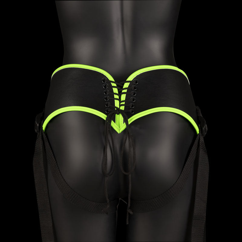 OUCH! Glow In The Dark Strap-on Harness - Glow in Dark 14.5 cm Strap-On-OU764GLO