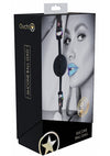 Ouch! Venice Collection - Silicone Ball Gag-OU959BLK