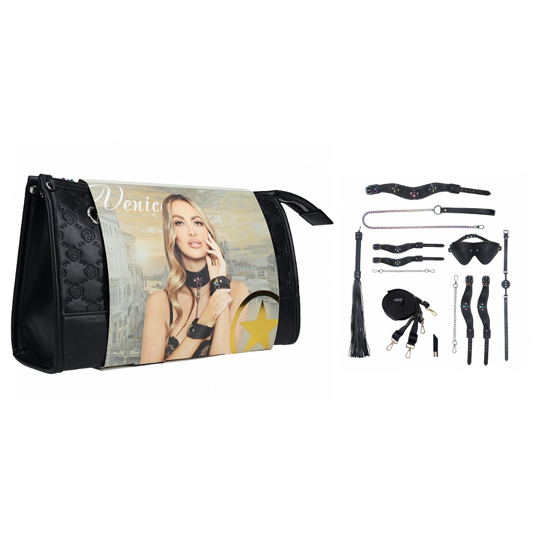 Ouch! Venice Collection - Kit with Bag-OU961BLK