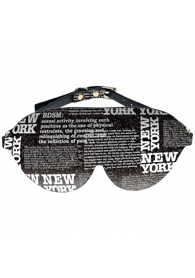 Ouch! NY Collection - Blindfold-OU974BLK