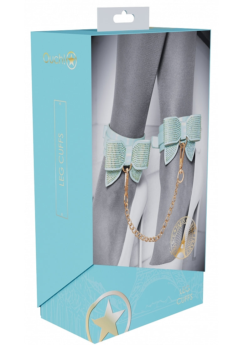 Ouch! Paris Collection - Leg Cuffs-OU982BLU
