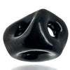 OXBALLS TRI-SPORT XL thicker 3-ring cocksling BLACK-OX-3078-BLK