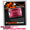 OXBALLS SQUEEZE SHORT ballstretcher CHERRY LIPS-OX-3208-CHL