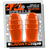 OXBALLS LANKYZ silicone nipsuckers ORANGE-OX-3211-ORG