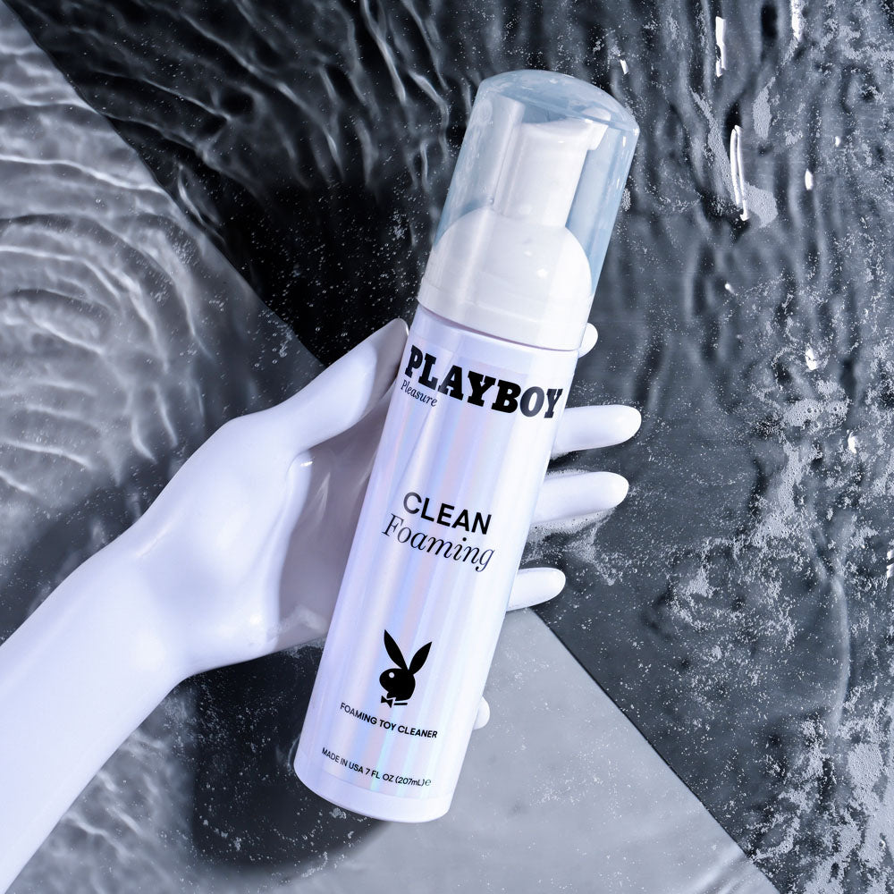 Playboy Pleasure CLEAN FOAMING - Foaming Toy Cleaner - 207 ml Bottle - PB-LQ-2062-2