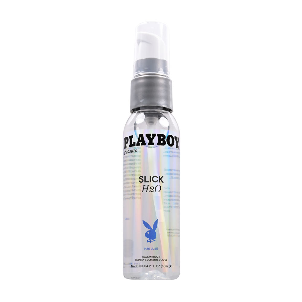 Playboy Pleasure SLICK H2O - 60 ml - Water Based Lubricant - 60 ml Bottle-PB-LQ-2109-2