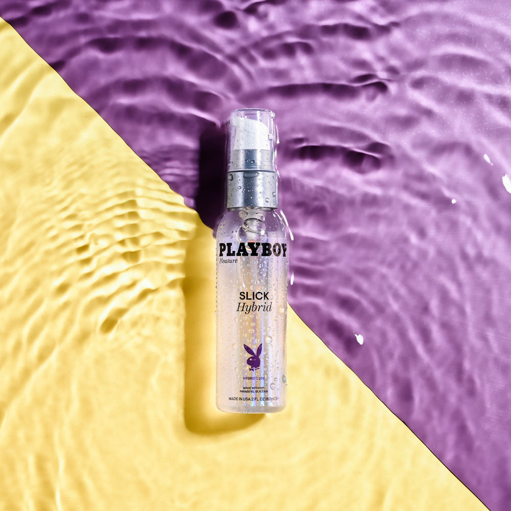 Playboy Pleasure SLICK HYBRID - 60 ml - Hybrid Lubricant - 60 ml Bottle-PB-LQ-2123-2