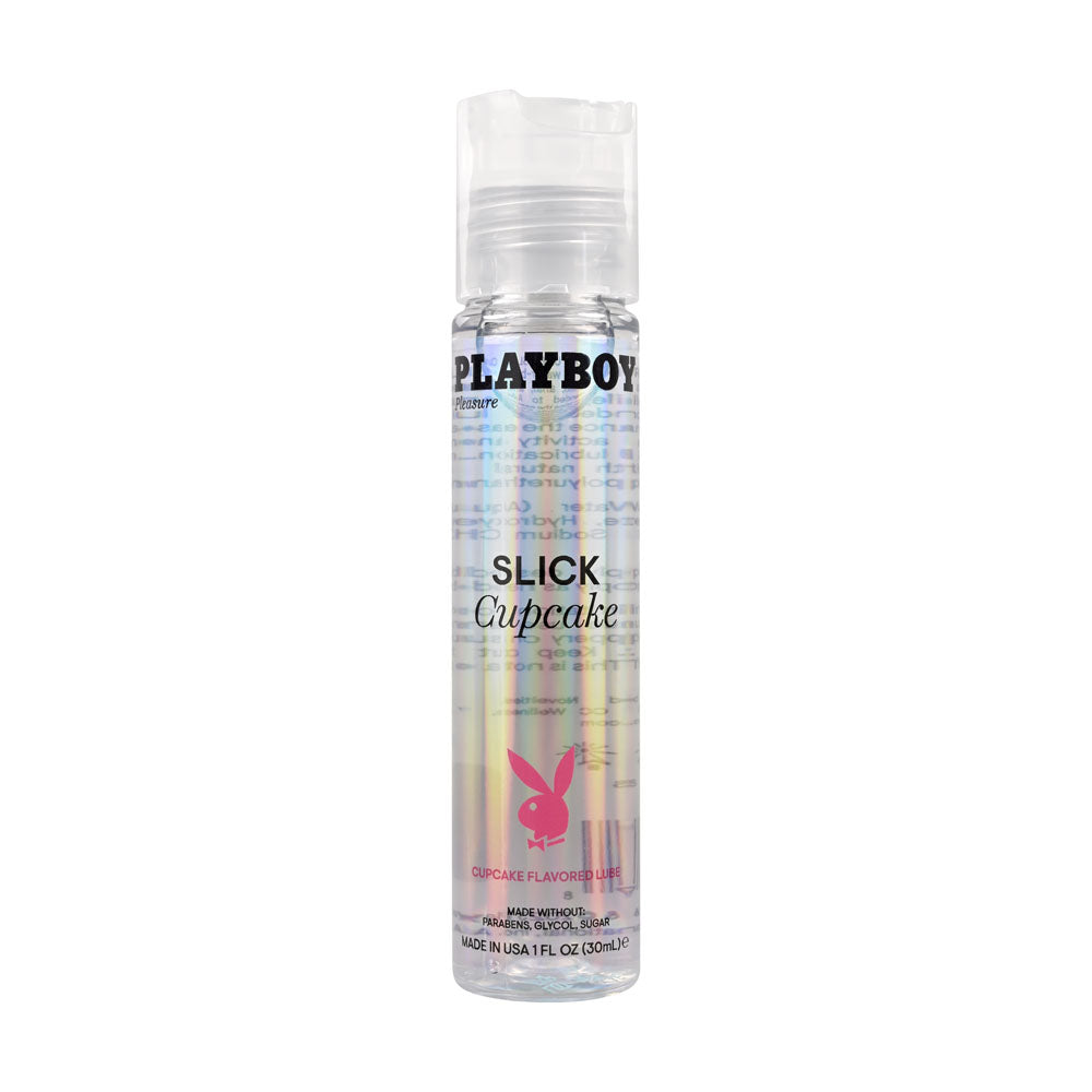 Playboy Pleasure SLICK CUPCAKE 1OZ - Cupcake Flavoured Water Based Lubricant - 30 ml Bottle-PB-LQ-2178-2