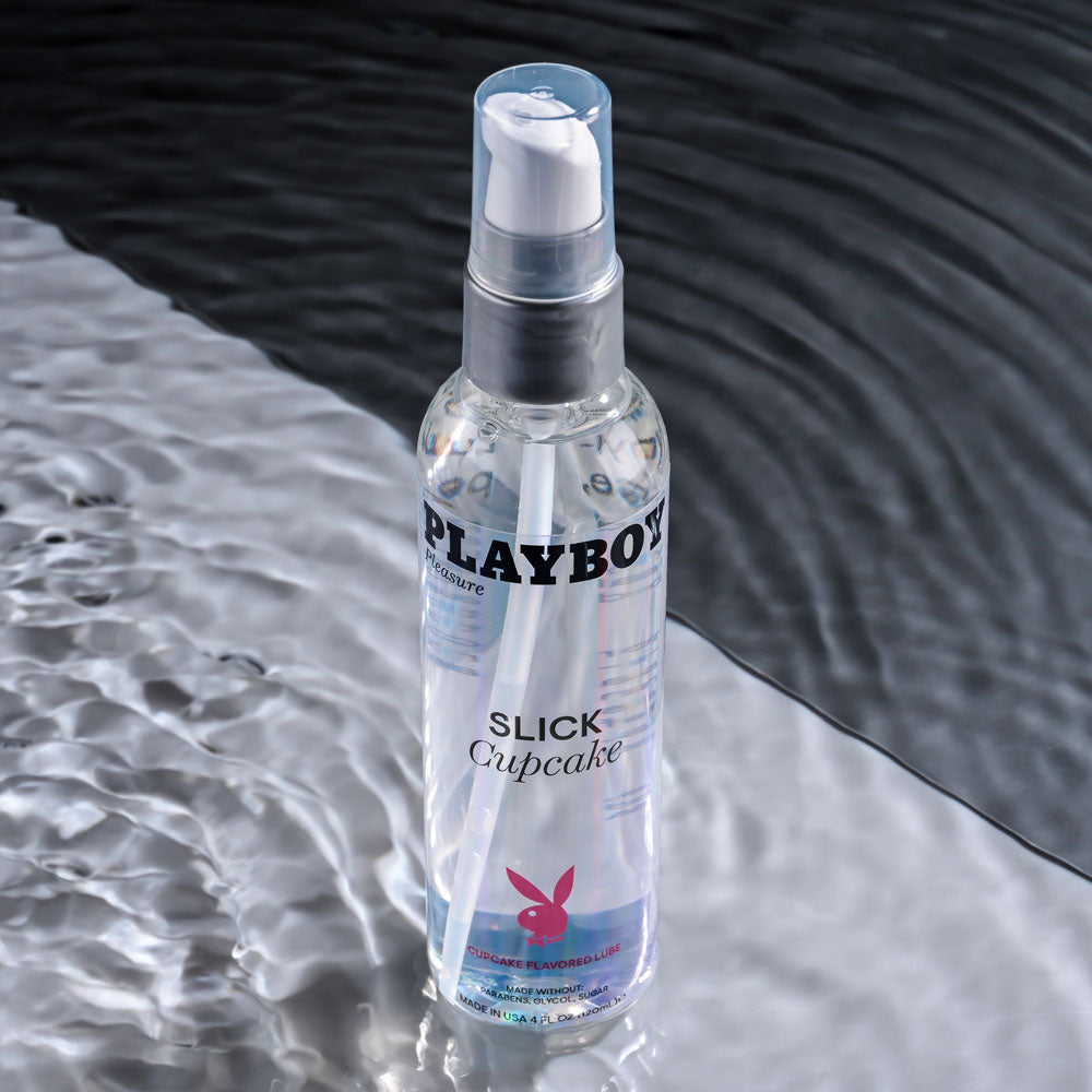 Playboy Pleasure SLICK CUPCAKE - 120 ml - Cupcake Flavoured Water Based Lubricant - 120 ml Bottle-PB-LQ-2192-2