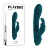 Playboy Pleasure LIL RABBIT - Deep Teal 14.6 cm USB Rechargeable Rabbit Vibrator-PB-RS-1591-2