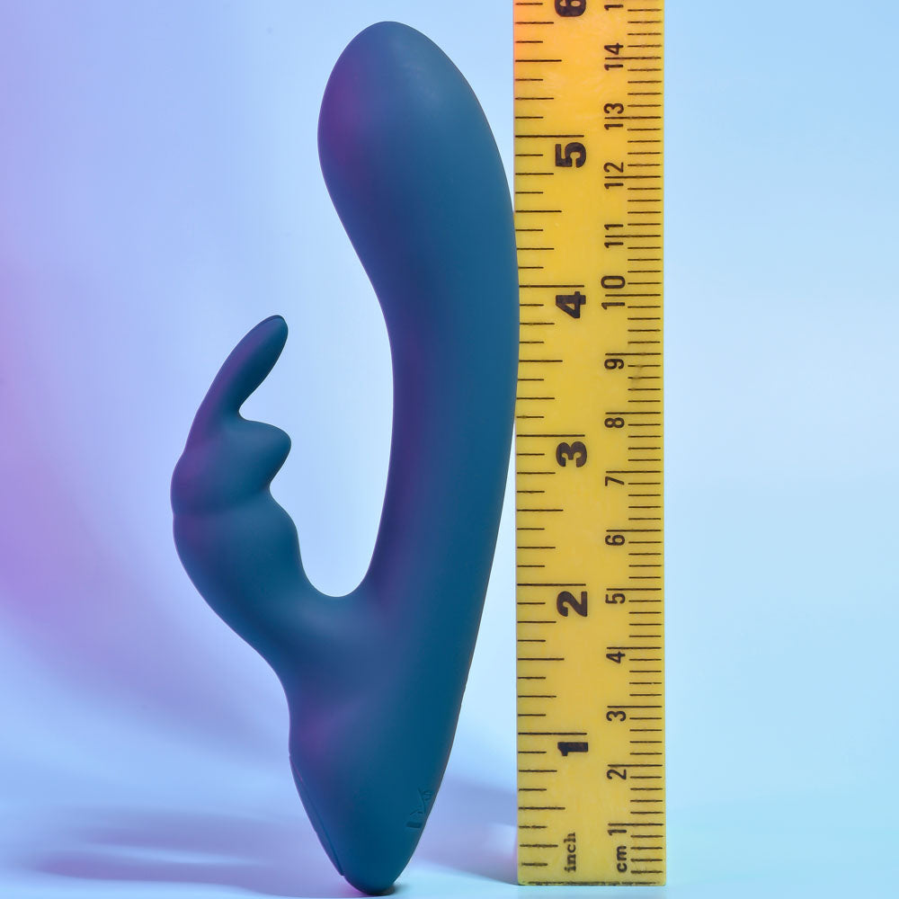 Playboy Pleasure LIL RABBIT - Deep Teal 14.6 cm USB Rechargeable Rabbit Vibrator-PB-RS-1591-2