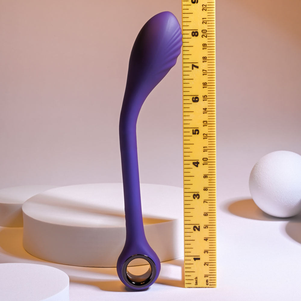 Playboy Pleasure SPOT ON - Purple 22.6 cm USB Rechargeable Poseable G-Spot Vibrator-PB-RS-1621-2