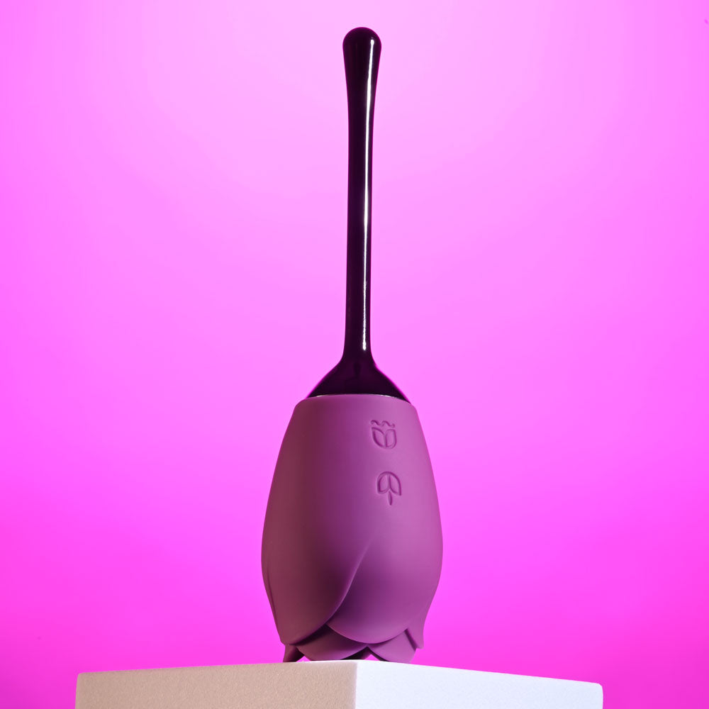 Playboy Pleasure PETAL - Purple USB Rechargeable Flicking Stimulator-PB-RS-2284-2