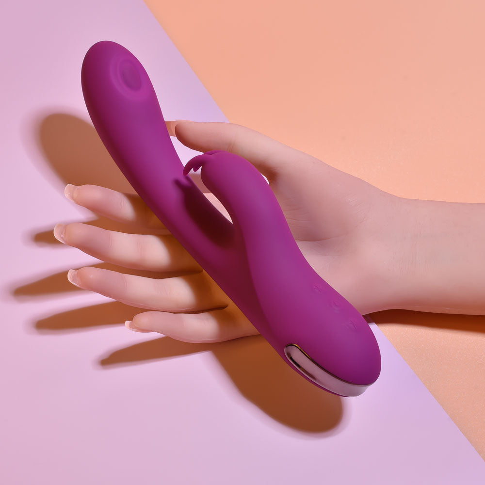 Playboy Pleasure THUMPER - Purple 21.9 cm USB Rechargeable Rabbit Vibrator-PB-RS-2352-2