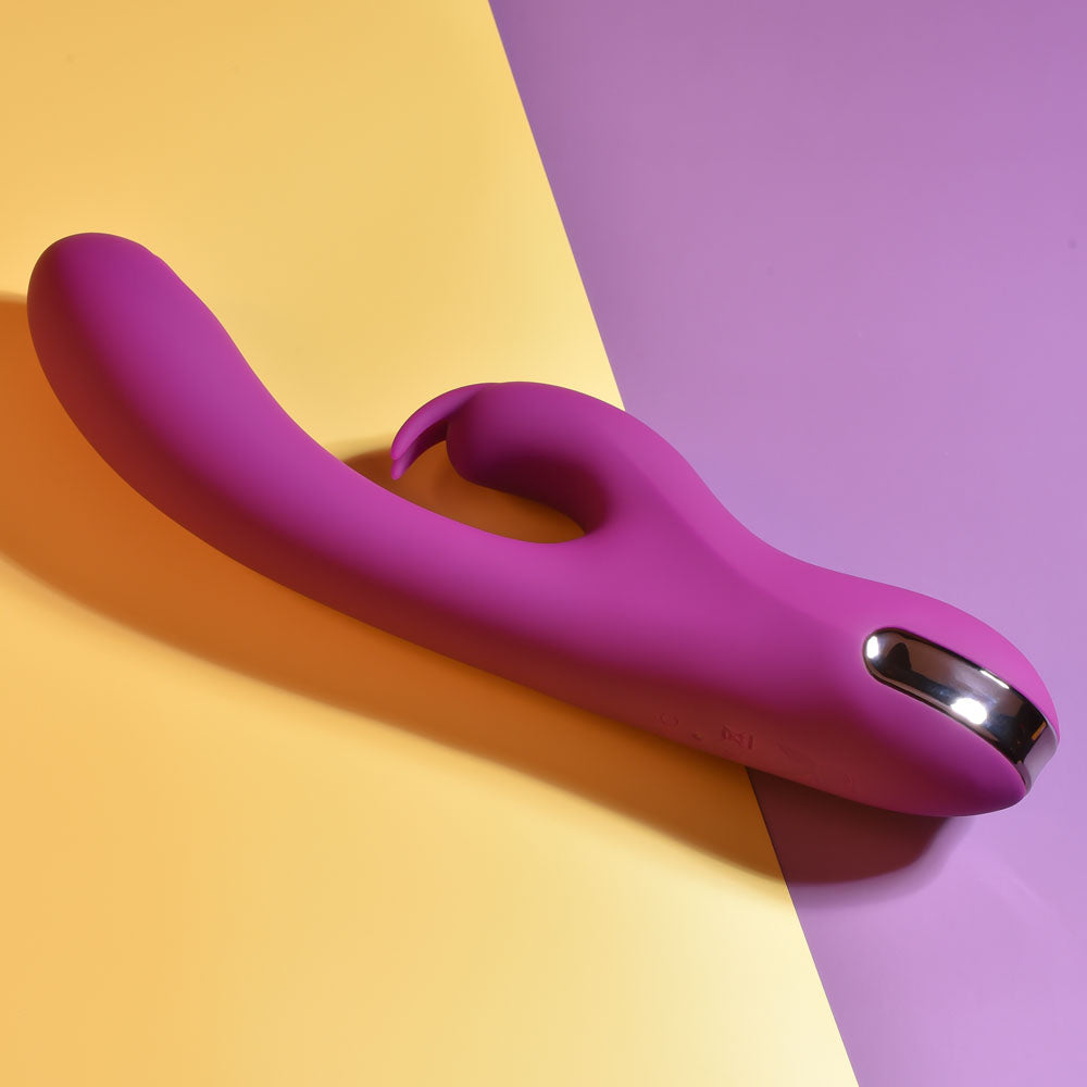 Playboy Pleasure THUMPER - Purple 21.9 cm USB Rechargeable Rabbit Vibrator-PB-RS-2352-2