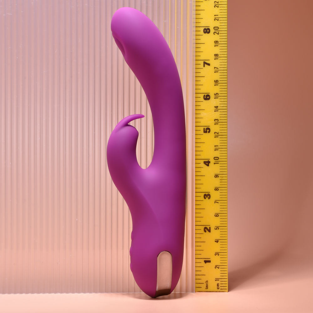 Playboy Pleasure THUMPER - Purple 21.9 cm USB Rechargeable Rabbit Vibrator-PB-RS-2352-2