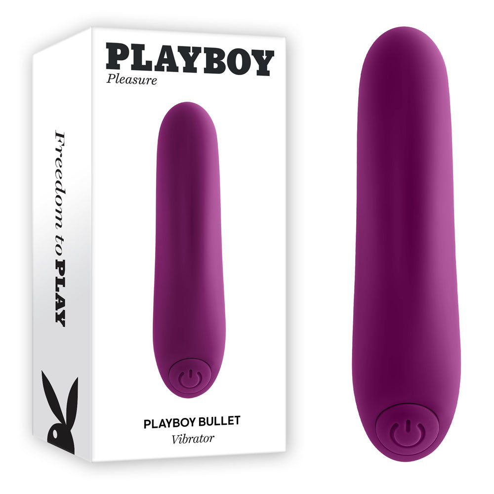 Playboy Pleasure PLAYBOY BULLET - Purple 9 cm USB Rechargeable Bullet-PB-RS-2413-2