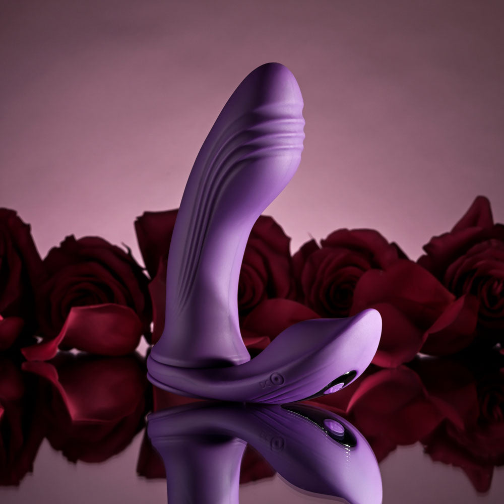 Playboy Pleasure MIX & MATCH - Purple USB Rechargeable with C-Ring Attachment-PB-RS-4714-2