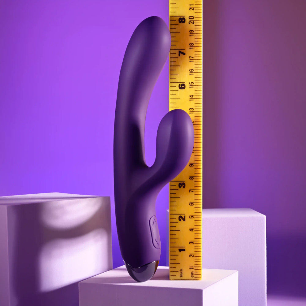 Playboy Pleasure NEW CRUSH - Purple 20.6 cm USB Rechargeable Rabbit Vibrator-PB-RS-6282-2
