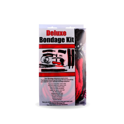 DELUXE BONDAGE KIT - RED-PC87009