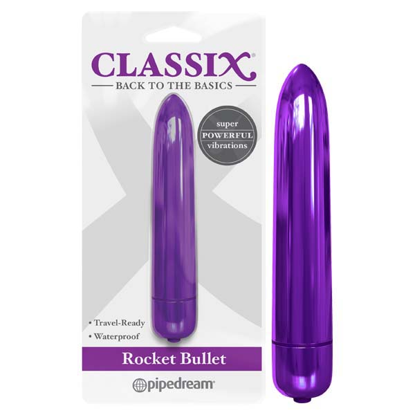 Classix Rocket Bullet - Metallic Purple 8.9 cm Bullet-PD1961-12