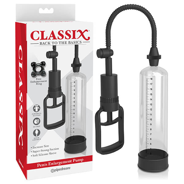 Classix Penis Enlargement Pump - Clear Penis Pump-PD1970-00