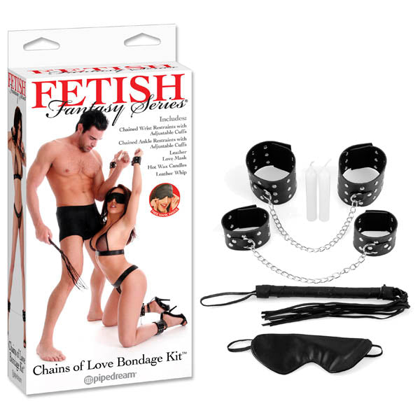 Fetish Fantasy Series Chains Of Love Bondage Kit - 5 Piece Set-PD2126-00