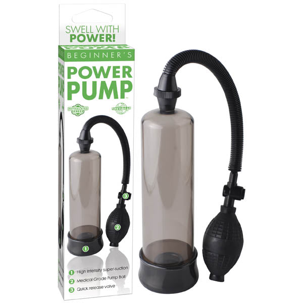 Beginners Power Pump - Smoke Penis Pump-PD3241-24