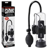 Pump Worx Beginners Vibrating Pump - Clear/Black Vibrating Penis Pump-PD3250-23