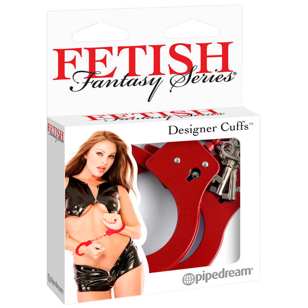 Fetish Fantasy Series Designer Cuffs - Red Hand Cuffs-PD3801-15