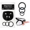 Basix Rubber Works Universal Harness - Plus Size - Black Plus-Size Strap-On Harness (No Probe Included)-PD4320-02