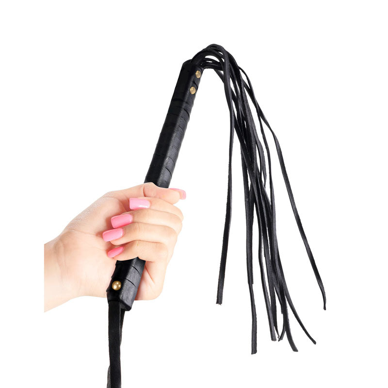 Fetish Fantasy Series Limited Edition Cat-o-nine Tails - Black Cat-O-Nine Tails-PD4402-00