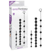 Anal Fantasy Collection Beginners Bead Kit - Black Anal Beads - Set of 3 Cords-PD4643-23