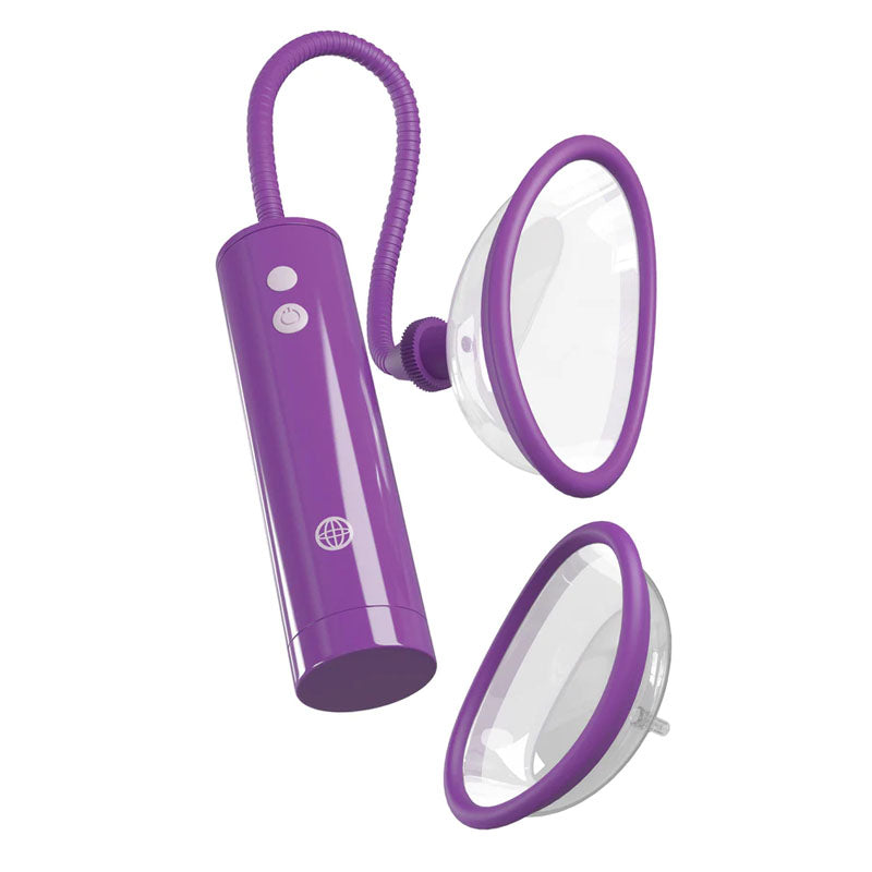 Fantasy For Her Rechargeable Pump Kit - Purple USB Rechargeable Vagina Pump-PD4966-12