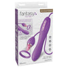 Fantasy For Her Her Ultimate Pleasure Max - Purple USB Rechargeable Vibrator with Flicking Stimulator-PD4968-12