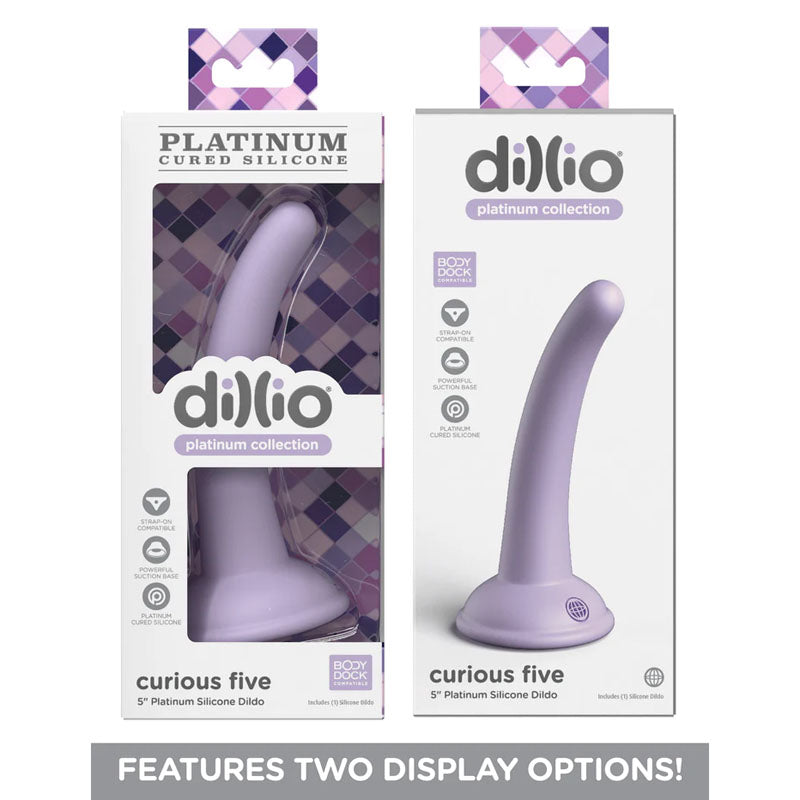 Dillio Platinum Curious Five - Purple - Purple 12.7 cm (5) Dong-PD5383-12