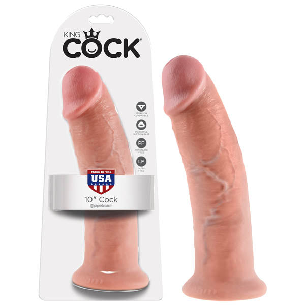 King Cock 10 Cock - Flesh 25.4 cm (10) Dong-PD5505-21