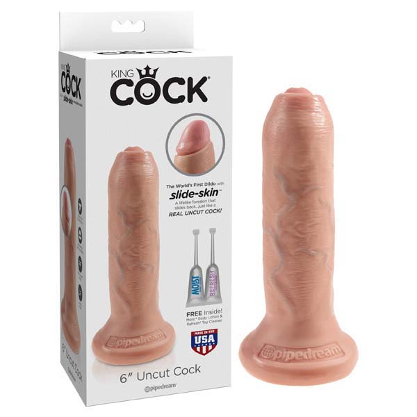 King Cock 6 Uncut - Flesh 15.2 cm Dong-PD5560-21