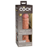 King Cock Elite 8 Dual Density Cock - Tan - Tan 20.3 cm Dong-PD5772-22