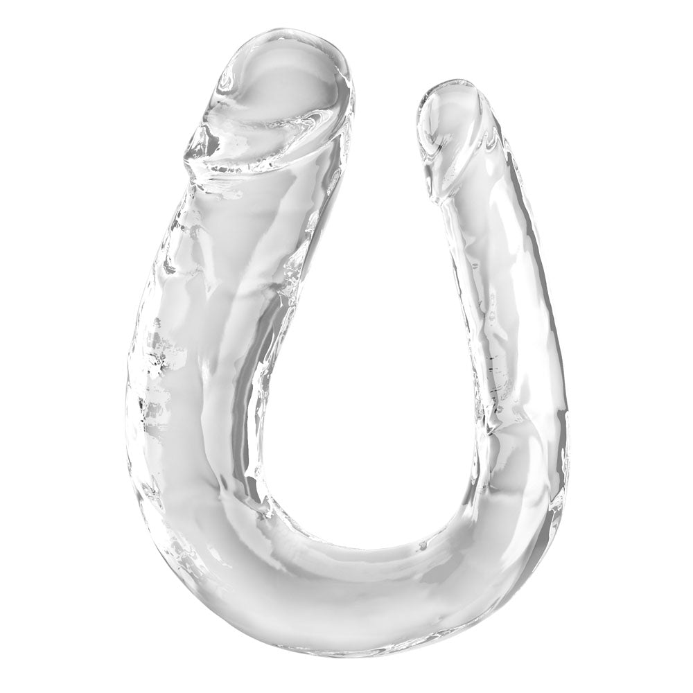 King Cock Clear Large Double Trouble - Clear Large Double Penetration Dong-PD5787-20